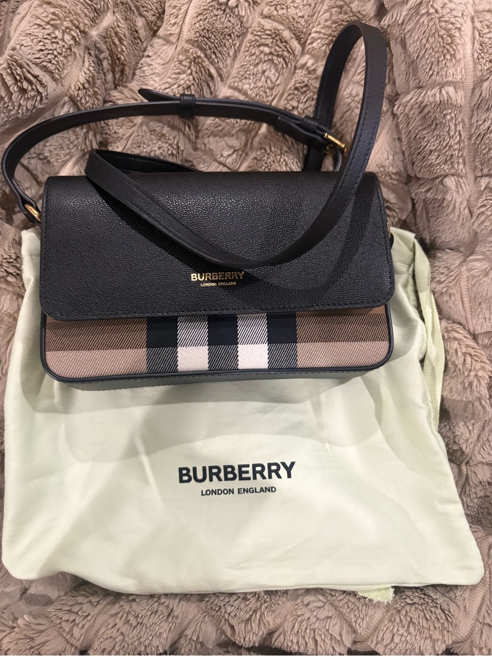 Burberry Black Leather Crossbody - Picture 5 of 6